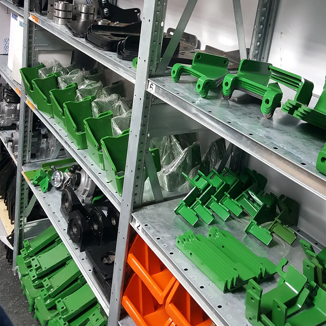 magazyn części firmy GreenSupport